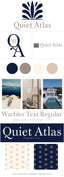 Quiet Atlas – Pre-Made Travel Brand Identity & Logo Kit