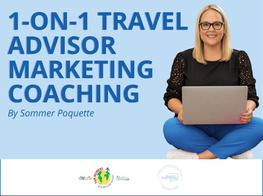 One on One Travel Advisor Marketing Coaching Main image