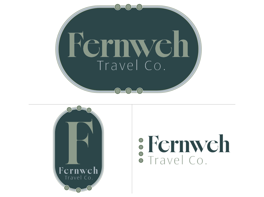 Fernweh Travel Co. – Pre-Made Travel Brand Identity & Logo Kit Secondary image